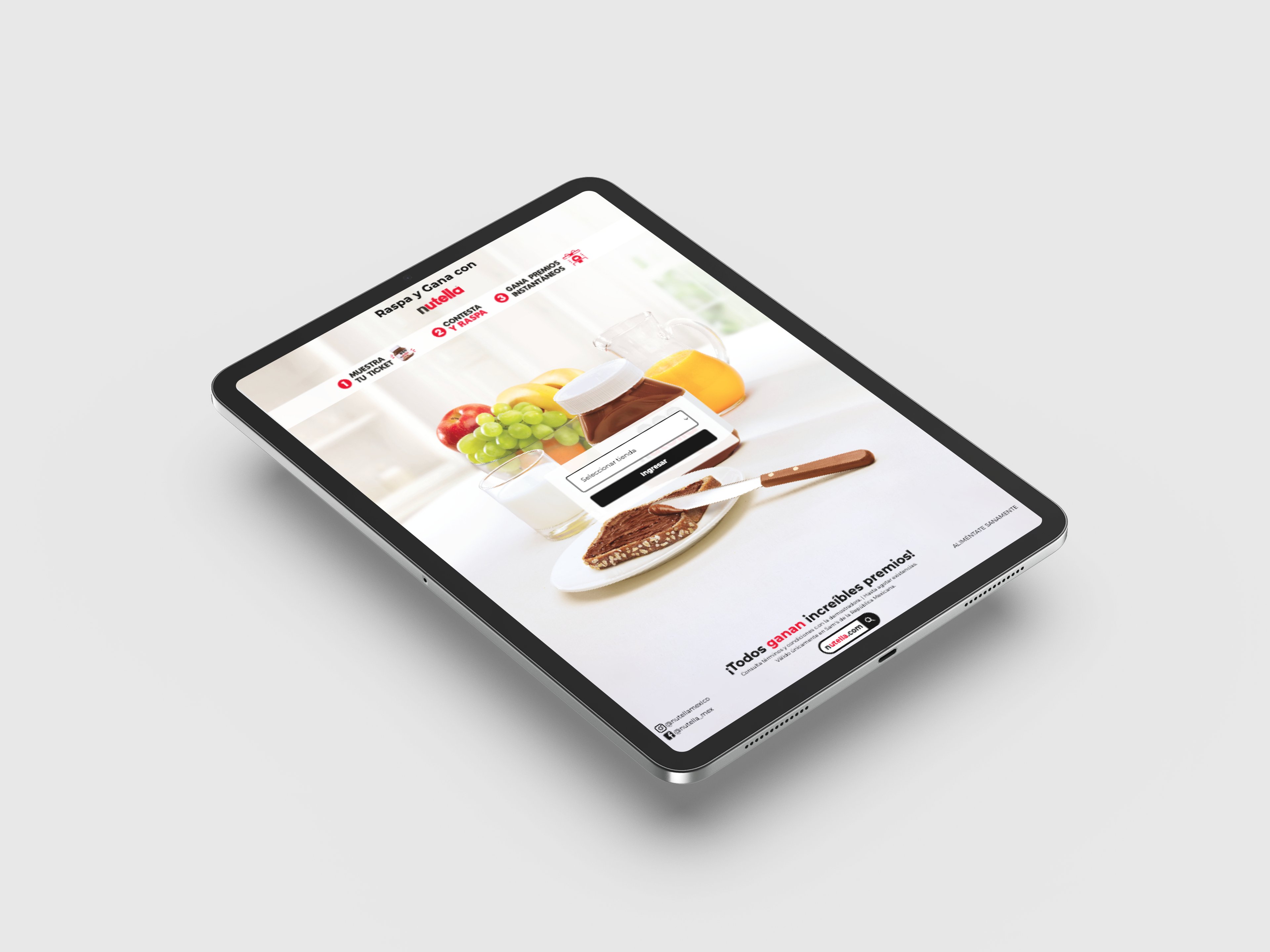 Nutella Scratch & Win